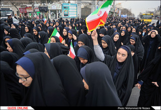 اجتماع عظیم«دختران فاطمی» در حرم مطهر رضوی