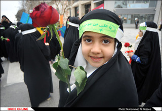 اجتماع عظیم«دختران فاطمی» در حرم مطهر رضوی