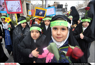 اجتماع عظیم«دختران فاطمی» در حرم مطهر رضوی