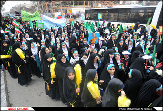اجتماع عظیم«دختران فاطمی» در حرم مطهر رضوی