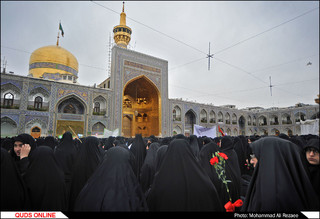 اجتماع عظیم«دختران فاطمی» در حرم مطهر رضوی