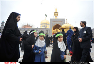 اجتماع عظیم«دختران فاطمی» در حرم مطهر رضوی