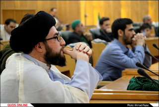 نخستین شب شعر اعتکاف کشور با حضور شعرای آئینی- گزارش تصویری