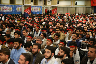 دیدار جمعی از شرکتکنندگان در اردوهای راهیان نور