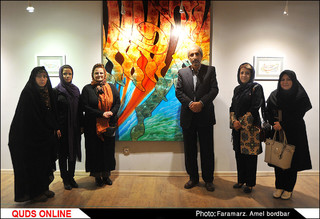 نمایشگاه نقاشی خط " ریحانه النبی "