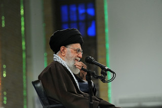 رهبر معظم انقلاب اسلامی در دیدار وزیر و مسئولان و جمعی از کارکنان وزارت اطلاعات