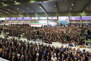 حضور و سخنرانی آیتالله خامنهای رهبر انقلاب اسلامی در دانشگاه فرهنگیان
