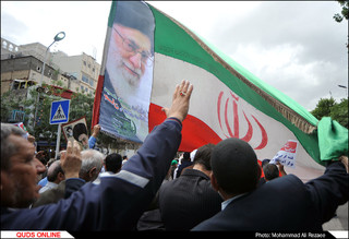 راهپیمایی ضداستکباری مردم مشهد پس از نماز جمعه