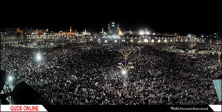 مراسم باشکوه احیای شب نوزدهم ماه رمضان در حرم رضوی برگزار شد/گزارش تصویری