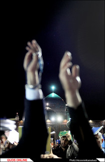 مراسم باشکوه احیای شب نوزدهم ماه رمضان در حرم رضوی برگزار شد/گزارش تصویری