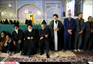 بزرگداشت قیام ۱۵ خرداد و یادبود ارتحال امام خمینی(ره) در حرم مطهر امام رضا(ع)