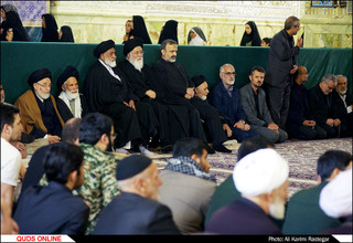 بزرگداشت قیام ۱۵ خرداد و یادبود ارتحال امام خمینی(ره) در حرم مطهر امام رضا(ع)