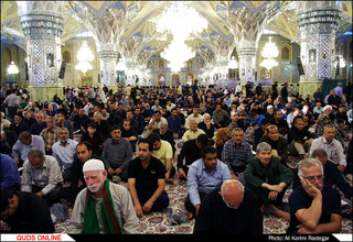 بزرگداشت قیام ۱۵ خرداد و یادبود ارتحال امام خمینی(ره) در حرم مطهر امام رضا(ع)