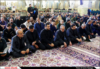 بزرگداشت قیام ۱۵ خرداد و یادبود ارتحال امام خمینی(ره) در حرم مطهر امام رضا(ع)