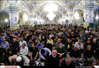بزرگداشت قیام ۱۵ خرداد و یادبود ارتحال امام خمینی(ره) در حرم مطهر امام رضا(ع)