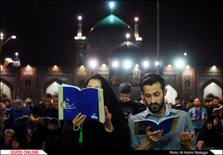 مراسم احیای شب بیست یکم ماه رمضان در حرم مطهر رضوی