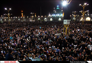 مراسم احیای شب بیست یکم ماه رمضان در حرم مطهر رضوی