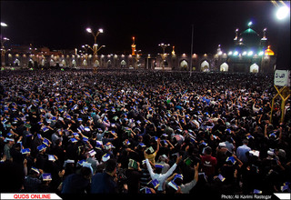 مراسم احیای شب بیست یکم ماه رمضان در حرم مطهر رضوی