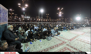 مراسم احیای شب بیست و سوم ماه رمضان در حرم رضوی برگزار شد/گزارش تصویری