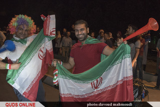 شادی مردم پس از آخرین بازی ایران در جام جهانی