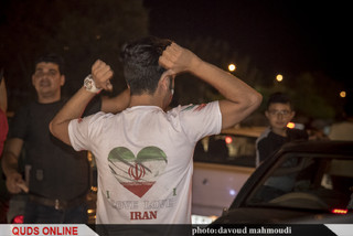 شادی مردم پس از آخرین بازی ایران در جام جهانی