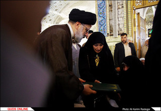 مراسم سالگرد شهدای هفتم تیر در حرم مطهر رضوی