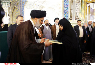 مراسم سالگرد شهدای هفتم تیر در حرم مطهر رضوی