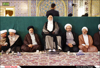 مراسم سالگرد شهدای هفتم تیر در حرم مطهر رضوی