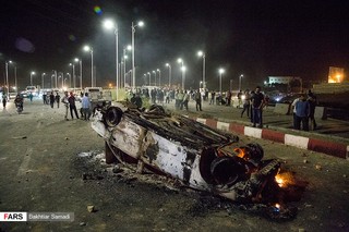 عکسهای منتخب تصادف تانکر سوخت با اتوبوس مسافربری در سنندج