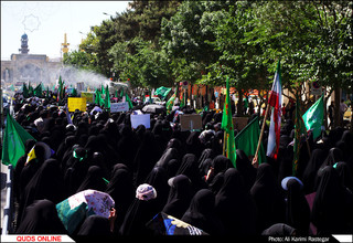 
راهپیمایی روز ملی عفاف و حجاب در مشهد