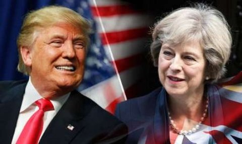 اظهارات ضد و نقیض رئیس جمهور آمریکا در انگلیس ترامپ