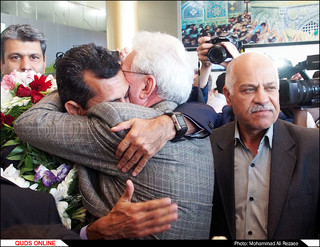 استقبال از رضا سخندان در مشهد