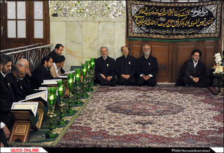 آئین سنتی صفه در بارگاه امام علی بن موسی الرضا(علیه السلام) برگزار شد/گزارش تصویری