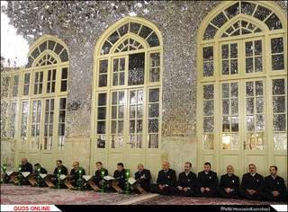 آئین سنتی صفه در بارگاه امام علی بن موسی الرضا(علیه السلام) برگزار شد/گزارش تصویری