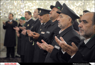 آئین سنتی صفه در بارگاه امام علی بن موسی الرضا(علیه السلام) برگزار شد/گزارش تصویری