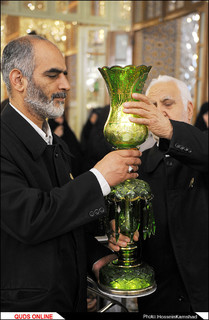 آئین سنتی صفه در بارگاه امام علی بن موسی الرضا(علیه السلام) برگزار شد/گزارش تصویری
