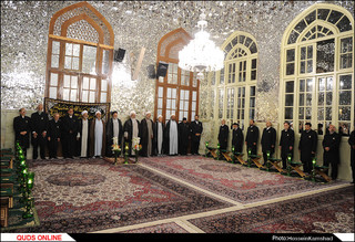 آئین سنتی صفه در بارگاه امام علی بن موسی الرضا(علیه السلام) برگزار شد/گزارش تصویری
