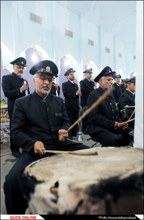 فلسفه مراسم نقاره زنی در حرم امام رضا (ع)/گزارش تصویری