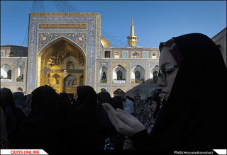 نماز باشکوه عید قربان در حرم رضوی اقامه شد/گزارش تصویری