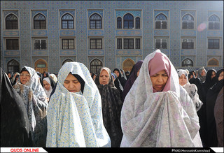 نماز باشکوه عید قربان در حرم رضوی اقامه شد/گزارش تصویری