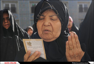 نماز باشکوه عید قربان در حرم رضوی اقامه شد/گزارش تصویری