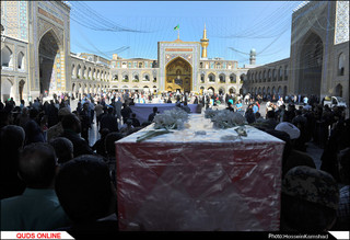 پیکر جانباز شهید علیاکبر قربانزاده تشییع شد/گزارش تصویری