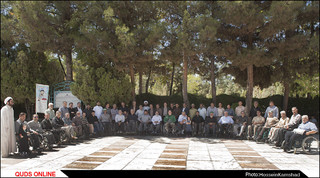 پیکر جانباز شهید علیاکبر قربانزاده تشییع شد/گزارش تصویری