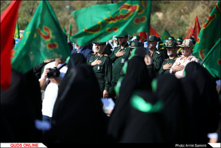 گردهمایی بسیجیان جهت رزمایش بزرگ اقتدارعاشورایی