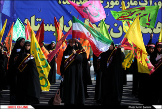 گردهمایی بسیجیان جهت رزمایش بزرگ اقتدارعاشورایی