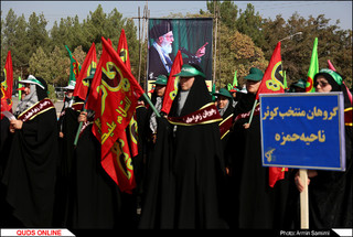 گردهمایی بسیجیان جهت رزمایش بزرگ اقتدارعاشورایی
