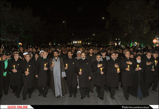 مراسم آیینی شام غریبان سیدالشهدا(ع) در حرم مطهر رضوی برگزار شد/گزارش تصویری