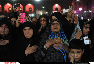 مراسم آیینی شام غریبان سیدالشهدا(ع) در حرم مطهر رضوی برگزار شد/گزارش تصویری