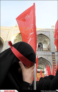 آیین بدرقه خدام اربعین حسینی در حرم مطهر رضوی برگزار شد/گزارش تصویری