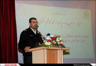 سردار محمد کاظم تقوی فرمانده انتظامی خراسان رضوی شد/گزارش تصویری